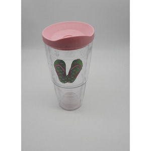 Tervis 24 oz. Pink & Green Flip Flop Cup